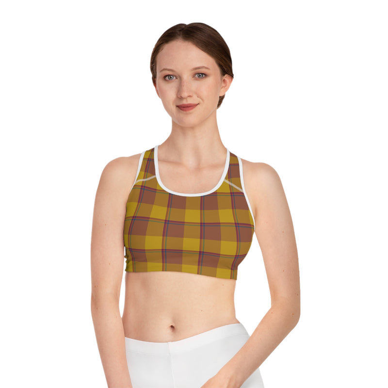 Women's Sports Bras - Scottish Squares