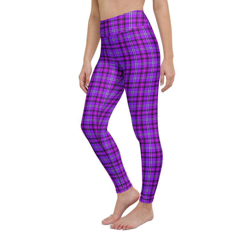 Yoga Pants - Scottish Squares