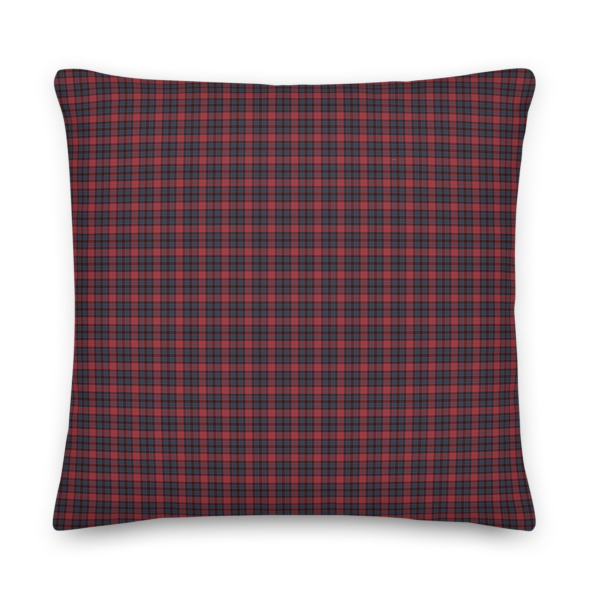 Rose Red Blue Black Plaid Tartan