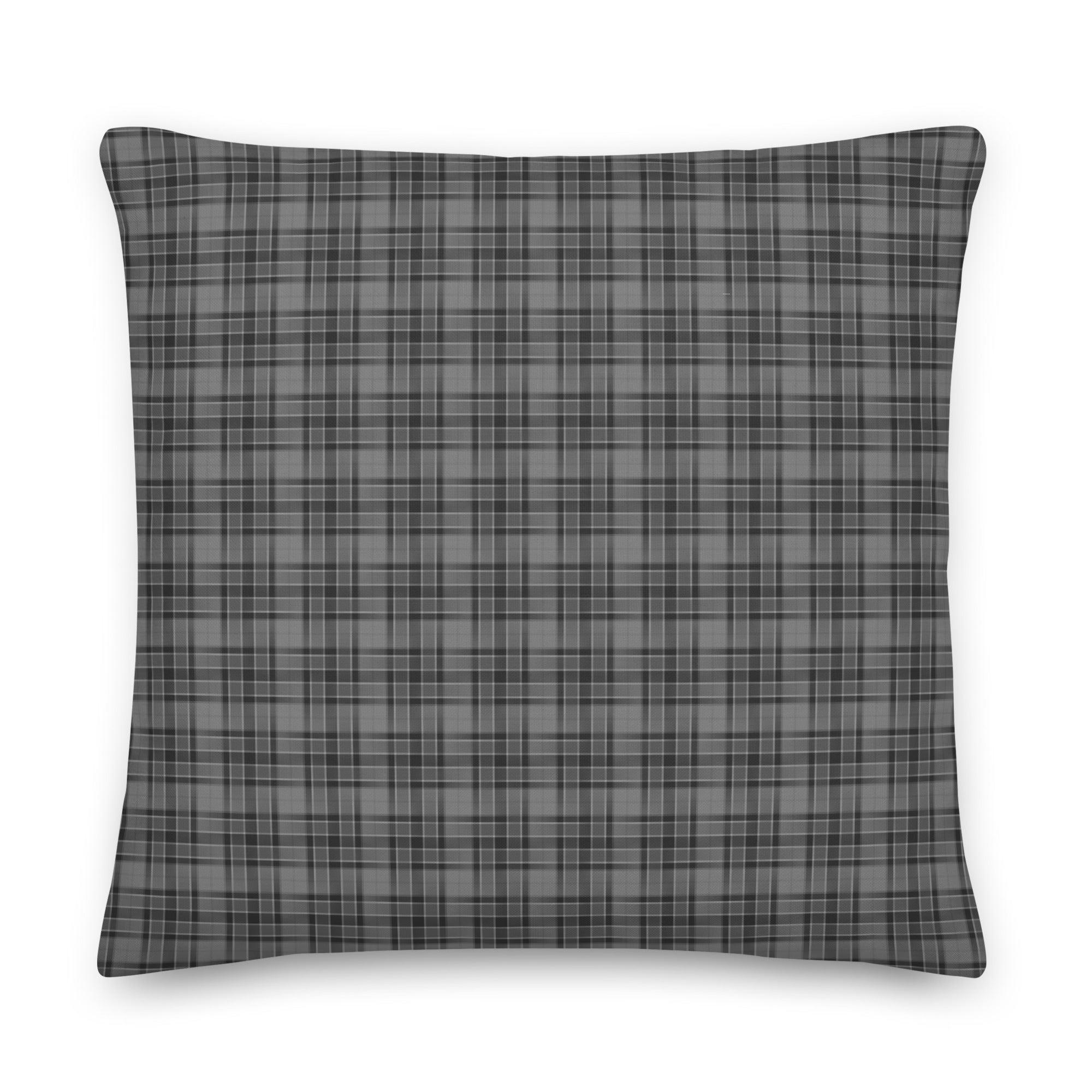 Gray White Plaid Tartan