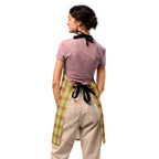 Personalized Zombie and Copper Plaid Apron - Scottish Squares