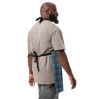 Personalized Hoki and Shuttle Gray Plaid Apron - Scottish Squares
