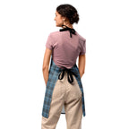 Personalized Hoki and Shuttle Gray Plaid Apron - Scottish Squares