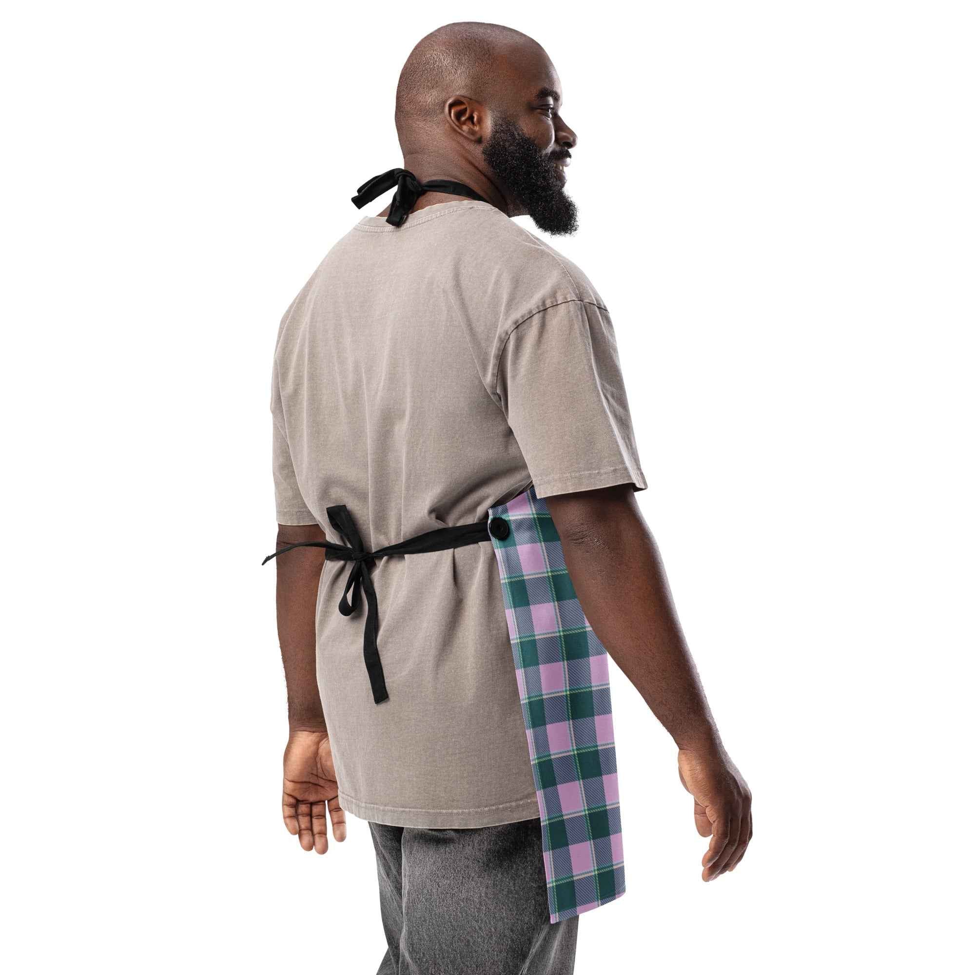 Personalized Ming and Melanie Plaid Apron - Scottish Squares