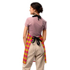 Personalized Corn and Razzmatazz Plaid Apron - Scottish Squares