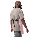 Apron Breast Cancer Awareness Plaid - Scottish Squares