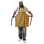 Personalized Zombie and Copper Plaid Apron - Scottish Squares