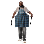 Personalized Hoki and Shuttle Gray Plaid Apron - Scottish Squares