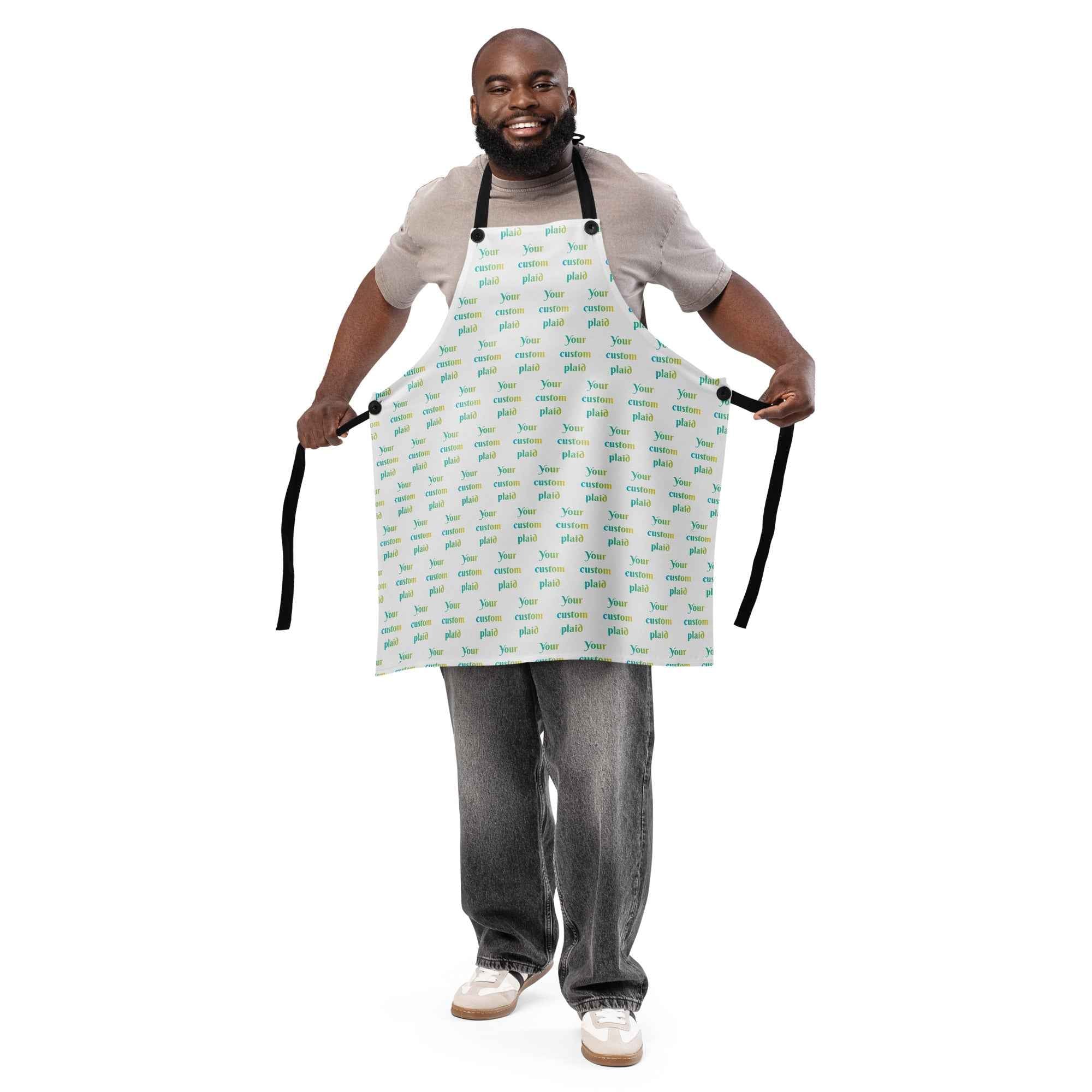 Apron Your Own Birthday Plaid - Scottish Squares