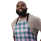 Personalized Ming and Melanie Plaid Apron - Scottish Squares