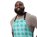 Apron Ovarian Cancer Awareness Plaid - Scottish Squares
