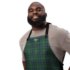Apron Green Blue Orange Plaid Tartan