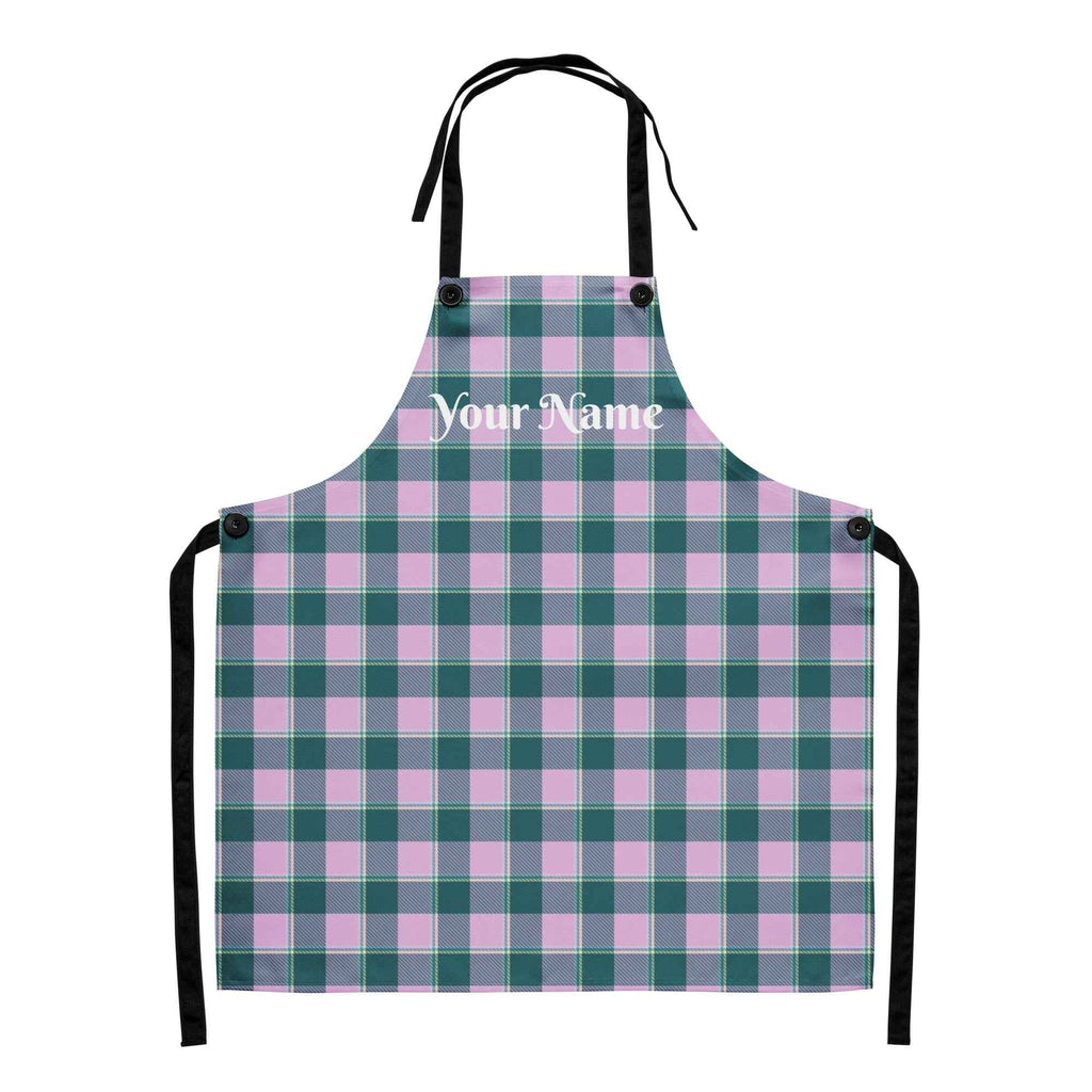 Personalized Ming and Melanie Plaid Apron - Scottish Squares