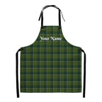 Personalized Woodland and Evergreen Plaid Apron - Scottish Squares