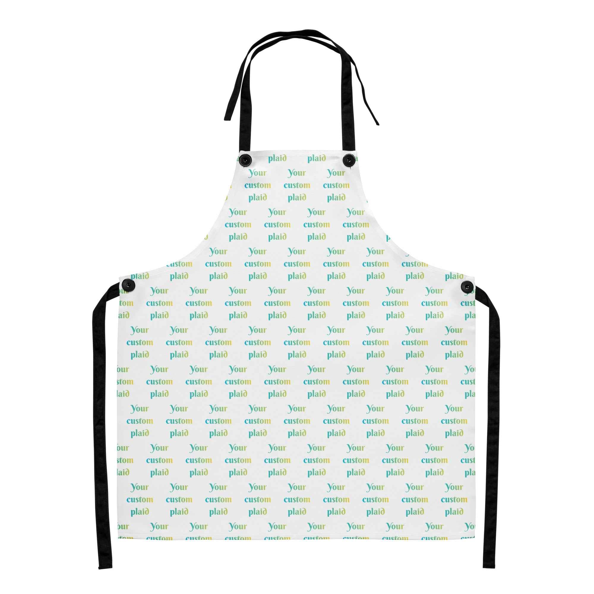 Apron Your Own Birthday Plaid - Scottish Squares