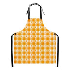 Apron Kidney Cancer Awareness Plaid, Orange Ribbon, Supportive Gift - Scottish Squares