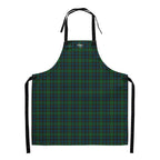 Apron Green Blue Orange Plaid Tartan