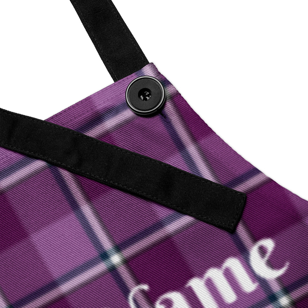 Personalized Purple and Trendy Pink Plaid Apron - Scottish Squares