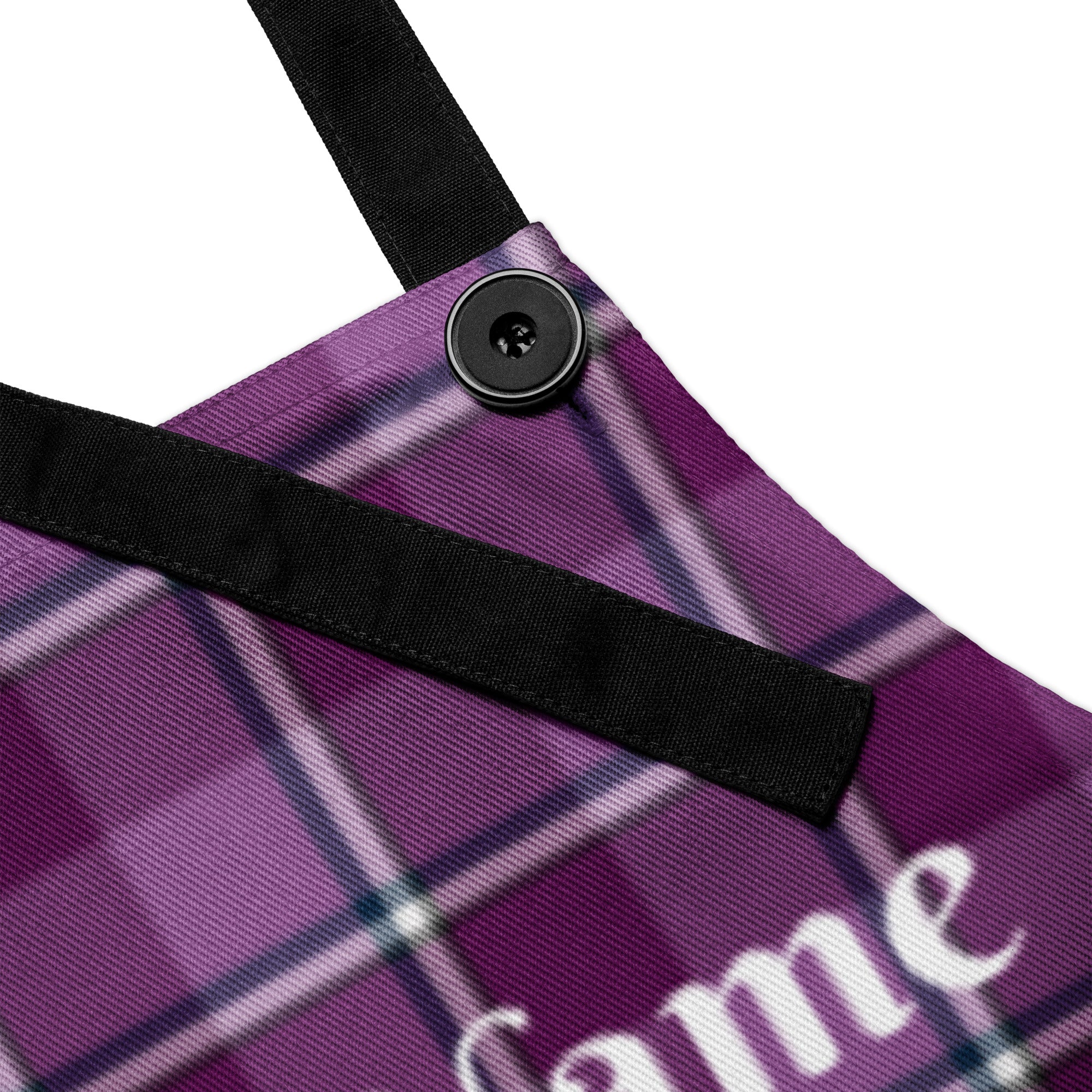 Personalized Purple and Trendy Pink Plaid Apron - Scottish Squares