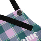Personalized Ming and Melanie Plaid Apron - Scottish Squares