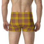 Potters Clay and Pizza Plaid Boxer Briefs - Scottish Squares