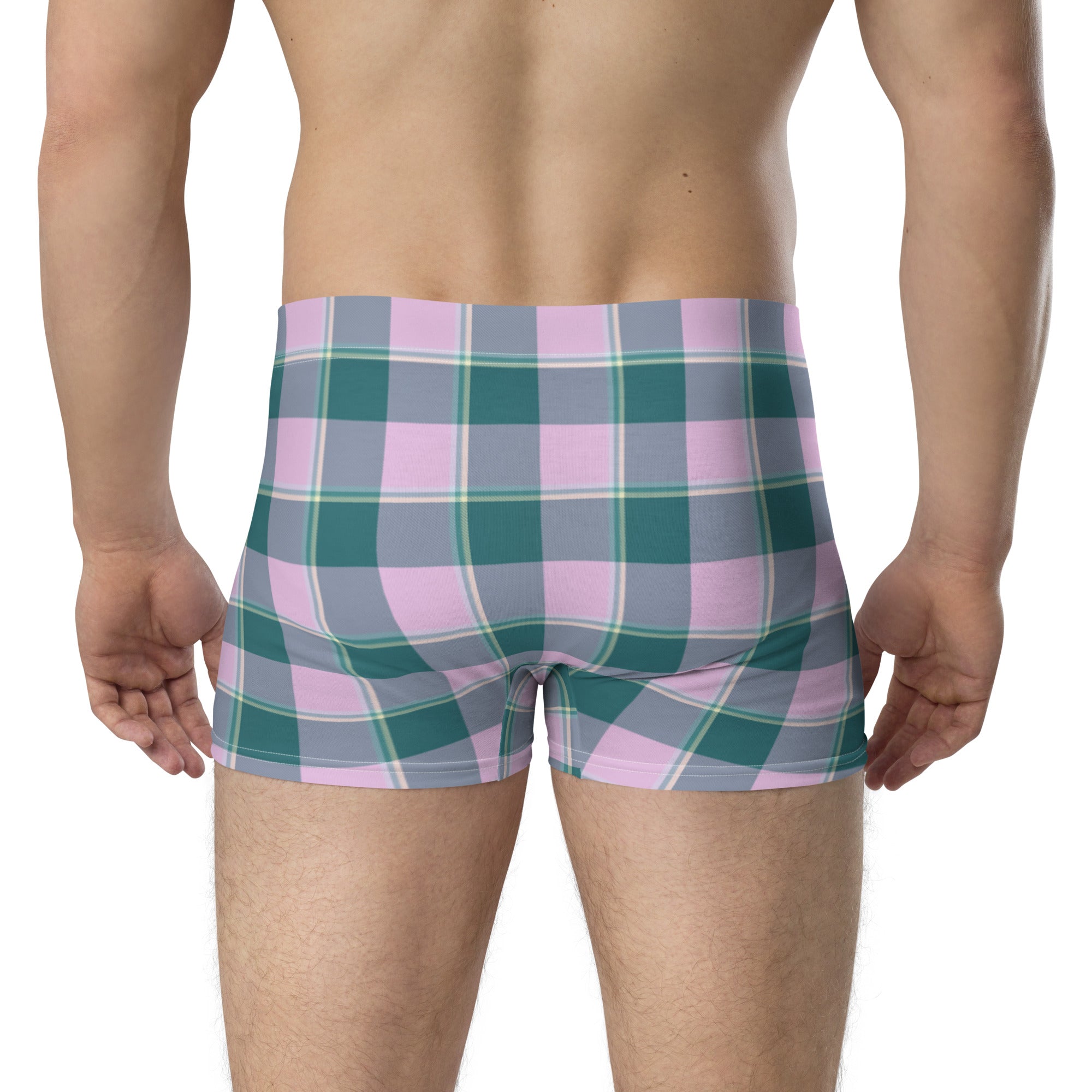 Ming and Melanie Plaid Boxer Briefs - Scottish Squares
