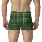Woodland and Evergreen Plaid Boxer Briefs - Scottish Squares