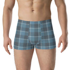 Hoki and Shuttle Gray Plaid Boxer Briefs - Scottish Squares