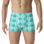 Boxer Briefs Ovarian Cancer Awareness Plaid 3XL - Scottish Squares