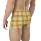 Zombie and Copper Plaid Boxer Briefs - Scottish Squares