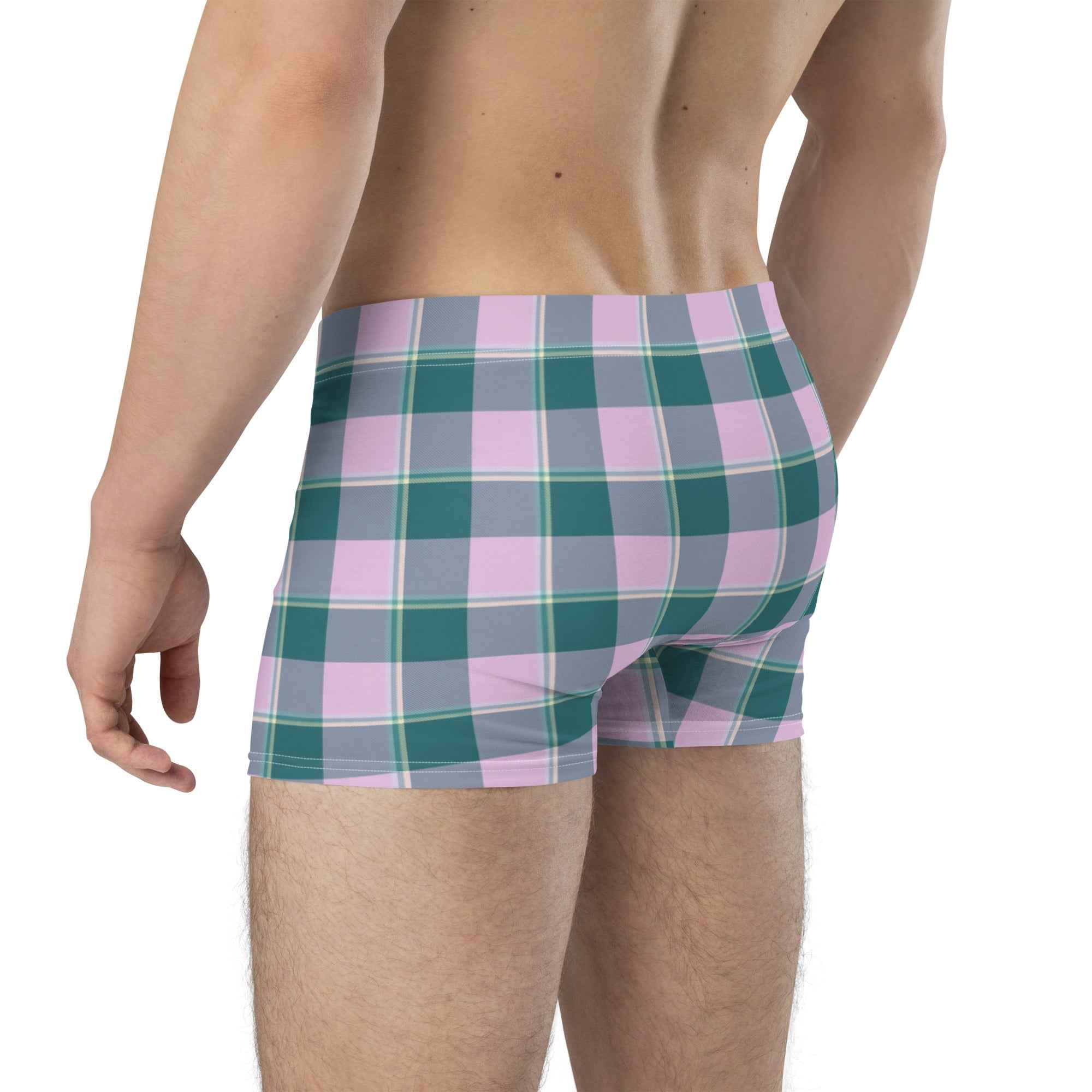 Ming and Melanie Plaid Boxer Briefs - Scottish Squares