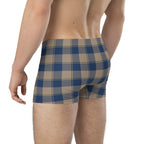 Cello and Donkey Brown Plaid Boxer Briefs - Scottish Squares