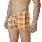 Claystone and Morning Mist Plaid Boxer Briefs - Scottish Squares