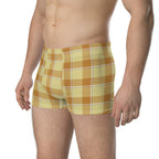 Zombie and Copper Plaid Boxer Briefs - Scottish Squares