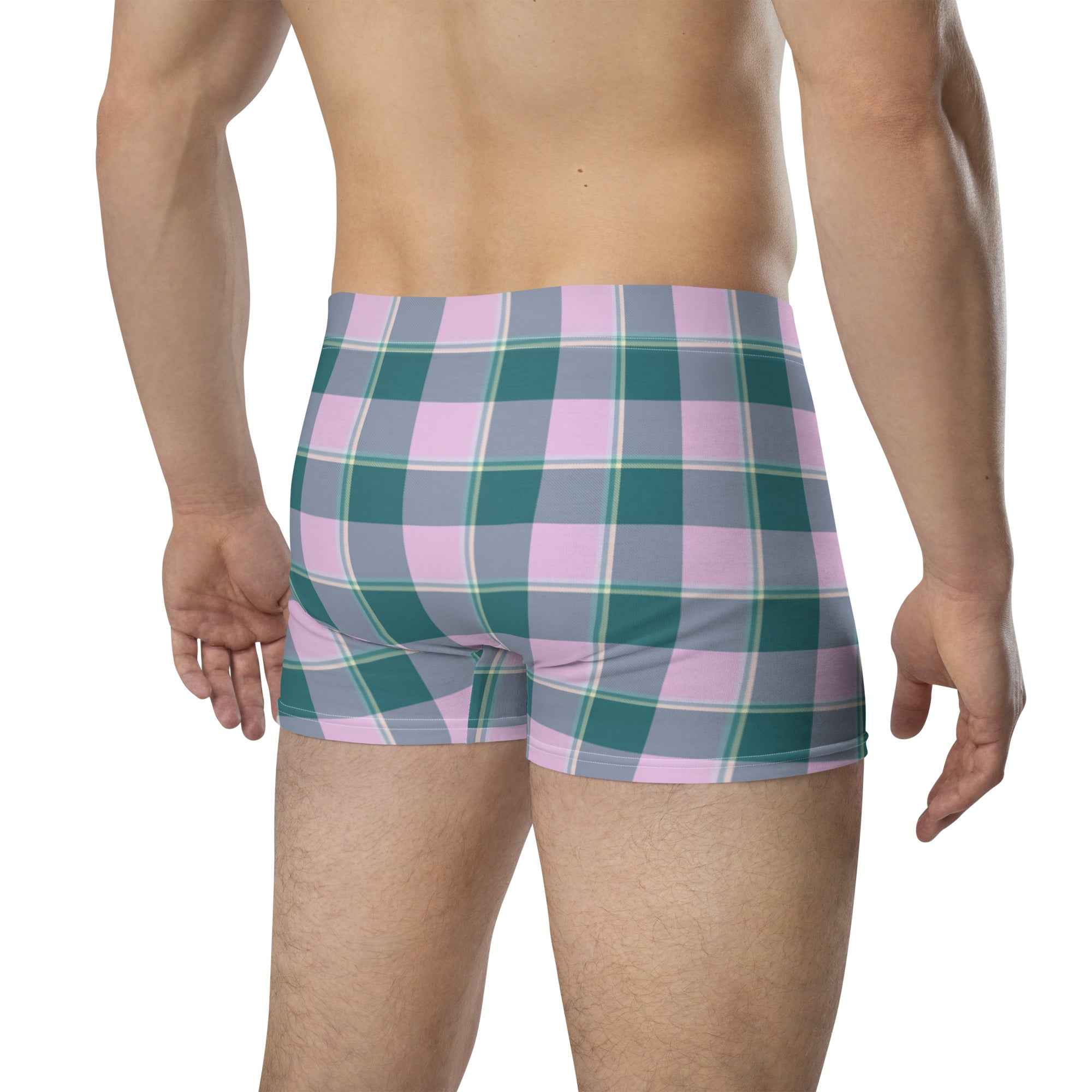 Ming and Melanie Plaid Boxer Briefs - Scottish Squares
