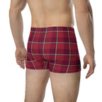 Old Brick and Cab Sav Plaid Boxer Briefs - Scottish Squares