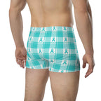 Boxer Briefs Ovarian Cancer Awareness Plaid - Scottish Squares