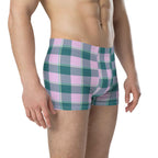 Ming and Melanie Plaid Boxer Briefs - Scottish Squares