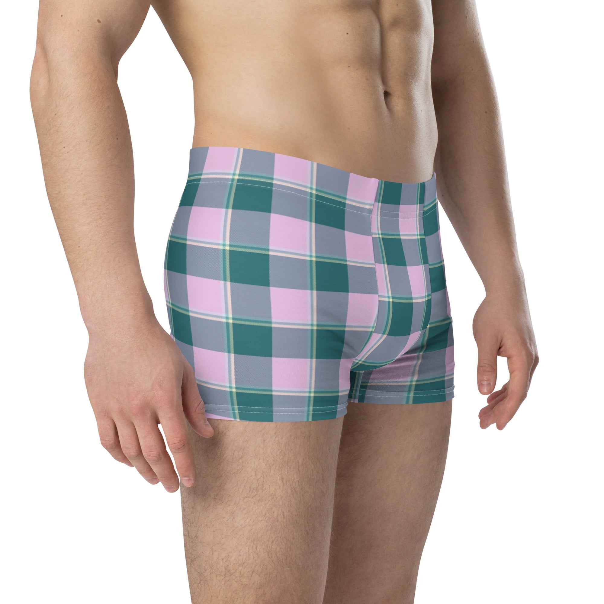 Ming and Melanie Plaid Boxer Briefs - Scottish Squares