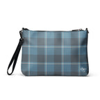 Personalized Crossbody Bag Hoki and Shuttle Gray Plaid - Scottish Squares