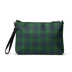 Crossbody Bag Green Blue Orange Plaid Tartan
