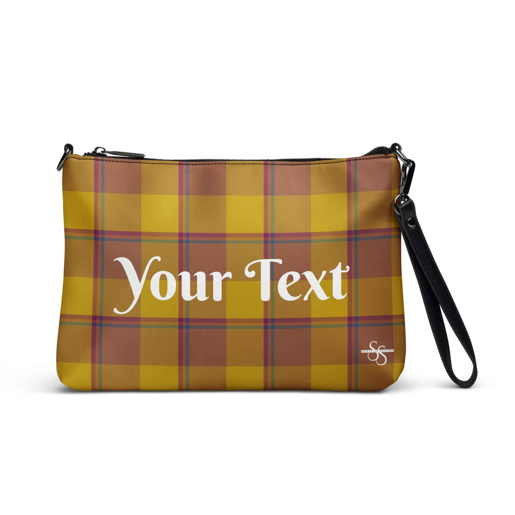 Personalized Crossbody Bag Potters Clay and Pizza Plaid Default Title - Scottish Squares