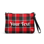 Personalized Crossbody Bag Red Ribbon and Heavy Metal Plaid Default Title - Scottish Squares