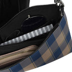 Personalized Crossbody Bag Cello and Donkey Brown Plaid - Scottish Squares