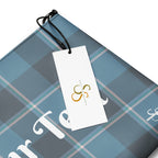 Personalized Crossbody Bag Hoki and Shuttle Gray Plaid - Scottish Squares