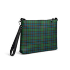 Crossbody Bag Green Blue Orange Plaid Tartan