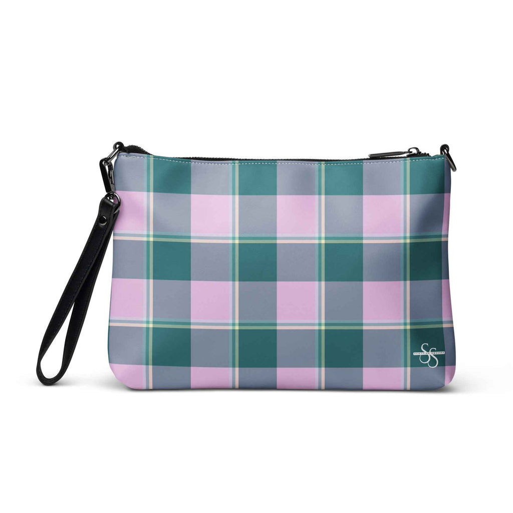 Personalized Crossbody Bag Ming and Melanie Plaid - Scottish Squares