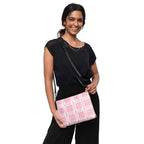 Crossbody Bag Breast Cancer Awareness Plaid - Scottish Squares