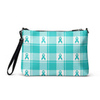 Crossbody Bag Ovarian Cancer Awareness Plaid - Scottish Squares