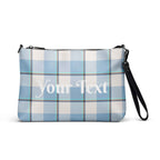 Personalized Crossbody Bag Pink Cloud and Blue Lagoon Plaid Default Title - Scottish Squares